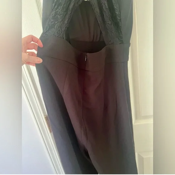 Cien • NWT Black Lace Back Jumpsuit - Picture 7 of 8